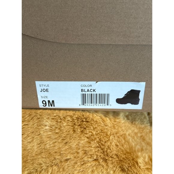 Weatherproof Mens Black Waterproof Round Toe Platform Lace-up Duck Boots, Size 9 - Picture 2 of 4